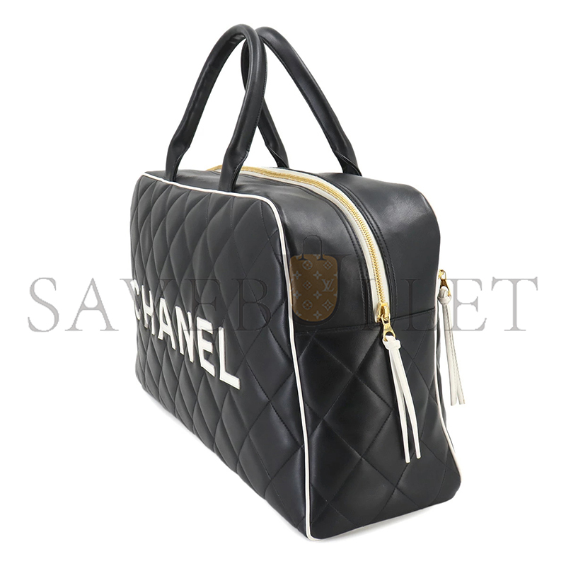 CHANEL LEATHER TRAVEL BAG A05943 (46*27*15cm)